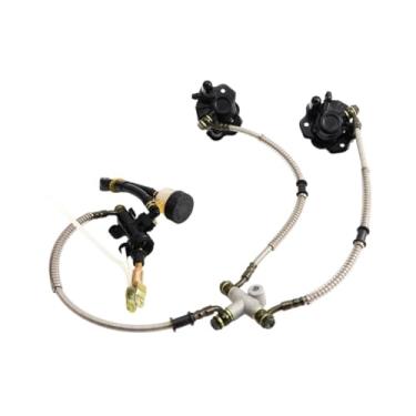 Imagem de YIJU Acessórios para kit de freio hidráulico Go Kart Bomba hidráulica Conjunto de freio traseiro de alto desempenho Substituição para 125cc 150cc, Sem Disco de Freio