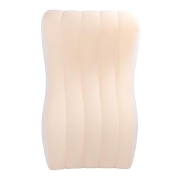 Imagem de aqxreight Sofá Inflável de Espreguiçadeiras PVC Confortável Sofá de Camping Portátil para Piqueniques Em Casa Viagem Vermelha Uma Cama de Design de um Lounge Inflável (Bege)