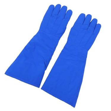 Imagem de Garosa Luvas Criogênicas Luvas de Trabalho de Inverno -260 ℃ a +148 ℃ 4 Camadas à Prova de água Isoladas Com Forros Externos de Algodão de Nylon para Manuseio de Gelo Seco Com