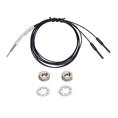 Imagem de Sensor de fibra óptica de reflexão difusa, sensor de fibra óptica sensor óptico cabo de sonda digital de reflexão difusa, sondas de teste e condutores