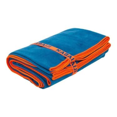 Imagem de Toalha Secagem Rapida Nabaiji Microfibra 80X130Cm G Pisc Azu
