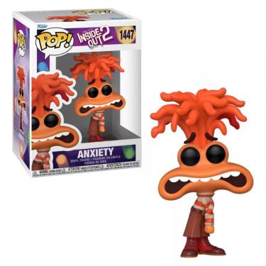 Imagem de Funko Pop Inside Out 2 1447 Anxiety Ansiedade Divertidamente