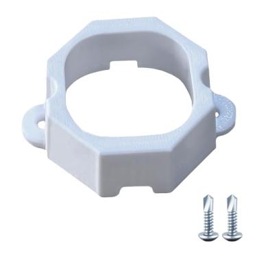 Imagem de ARSUNOVO Suporte De Montagem Para Luzes Led Externas Permanentes Govee Rgbic H706A/B/C (Pacote Com 64), Branco