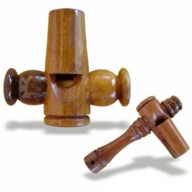 Imagem de Apito Inhambu De Madeira Modelo 01 + Apito Inhambu Chororó