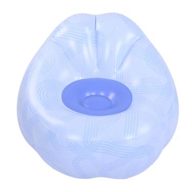 Imagem de Fockety Espreguiçadeira Inflável, Cadeira Inflável Ergonômica Sofá Inflável Cadeira de sofá Inflável Sofá de Ar Inflável Portátil para Sala de Estar, Quarto, Varanda, Jardim, Praia,