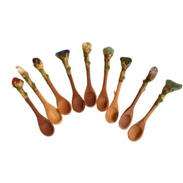 Imagem de Mini Colher de Cristal para Rituais e Infusões - no-brand