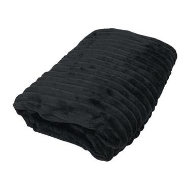 Imagem de Peseira P/ Cama Flannel Corduroy King 2,50 X 0,80 - Niazitex, Preto