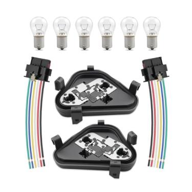 Imagem de Painel de soquete de lâmpada de luzes traseiras e conector de plugue para BMW Série 3 320i 328i 335i 328d 2012 2013 2014 2015# 63217313043 63217313044