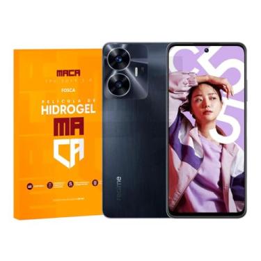 Imagem de Película de Hidrogel Realme C55 Frente e Verso Hd ou Fosca MACA