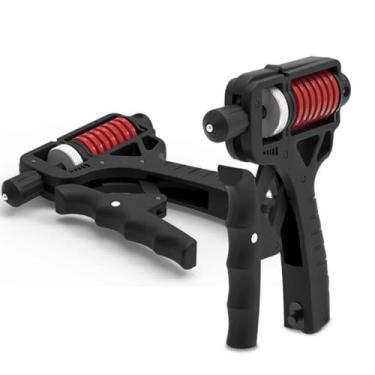 Imagem de Hand Grip, Handgrip Metal 5-165 Kg Resistente Fortalecedor Exercício Braço e Antebraço Mola com Ajuste de Força