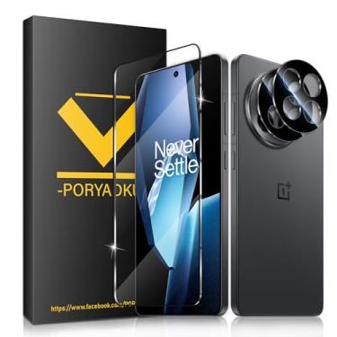 Imagem de [Pacote com 2 + 2] para OnePlus 13R, protetor de lente de câmera, ultratransparente, compatível com impressões digitais, antiarranhões, compatível com capas