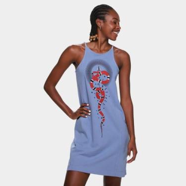 Imagem de Vestido Oh, Boy! Curto Silk Instinct - Oh,Boy!, Azul, P