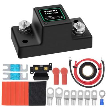Imagem de Kit isolador de bateria dupla Relay TEENO 12V 50Amp