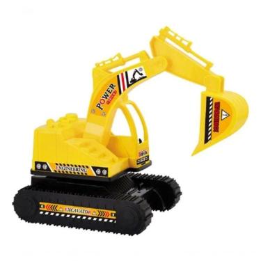 Imagem de Caminhão Mini Escavadeira Carrinho Construtor Brinquedo Infa