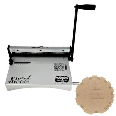 Imagem de Marpax - Encadernadora Espiral Color Cinza Manual A4 Marpax 10fls
