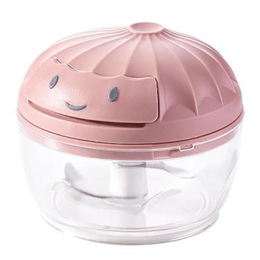 Imagem de Toyokar Mini triturador de alho manual universal de aço inoxidável pequeno triturador de cebola e alho processadores de corte