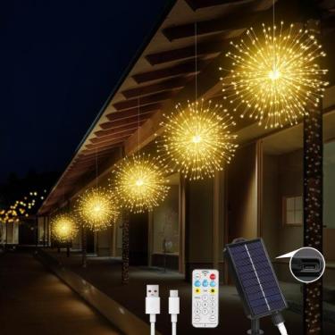 Imagem de Luzes solares de fogo de artifício MERRIMAX M, pacote com 5 unidades, 