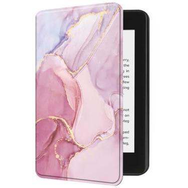 Imagem de Akacy Capa com padrão pintado para nova viagem Kindle de 6 polegadas (edição de 2014), capa protetora leve para Kindle Voyage 2014 e-reader (33)