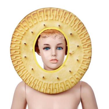 Imagem de Chapéu Funny Cookie Hat Novelty Biscuit Shape Cosplay - yiweisai