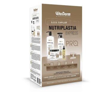 Imagem de Kit SOS Nutriplastia Capilar Express Profissional - Vita Derm - 4 Pass