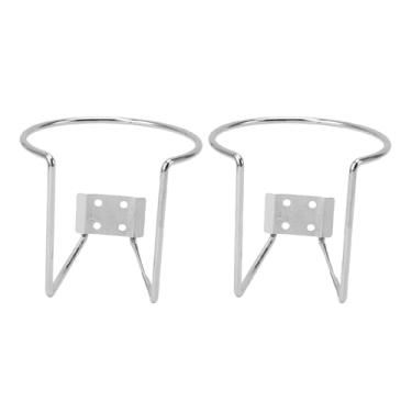 Imagem de SUNGOOYUE Suporte de Copo para Barco Multifuncional, Aço Inoxidável, Aparelho Estável Universal, Suporte para Bebidas para Carro, Iate, Apartamento, (Prata)