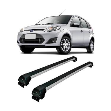 Imagem de Rack Long Life Em Alumínio Fiesta Hatch (2003 À 2014-Baiano) E Sedan (2005 À 2014-Baiano) / Ecosport (Até 2012 - Sem Longarina) (2 peças)