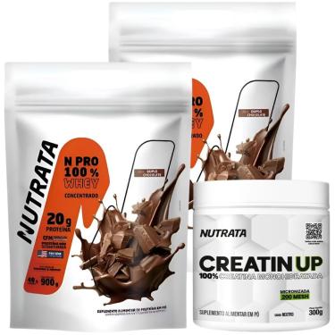 Imagem de Combo 2x NPro 900g Chocolate + Creatina Monohidratada 300g