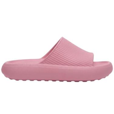 Imagem de Chinelo Slide Nuvem Feminino Conforto Leve e Macio Antiderrapante 911-GG (Rosa, 33-34)
