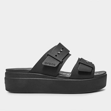 Imagem de Sandália Crocs Brooklyn Buckle LowWdg Feminina-Feminino