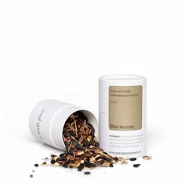 Imagem de SOUL SPACE Incenso não tóxico | Aroma: felicidade | Alternativa natural aos palitos de incenso | baunilha, opopanax, canela e vetor | Ingredientes 100% naturais | Feito nos EUA