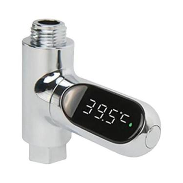 Imagem de Termômetro De Chuveiro Com Display LED Para Cuidados Com Bebês 5-85  M