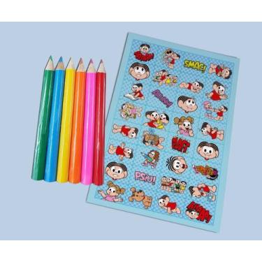 Imagem de Livro - Turma Da Mônica - Colorindo com adesivos - Especial - Mônica -