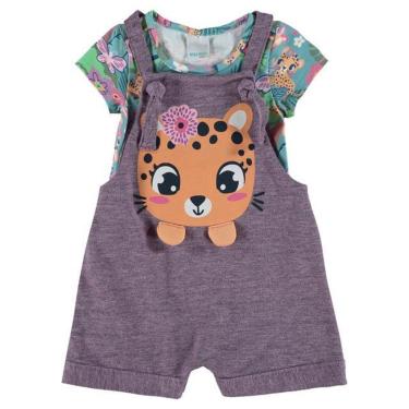 Imagem de Conjunto Menina Blusa e Jardineira Malwee 1 ao 8 Ref. 97995-Feminino