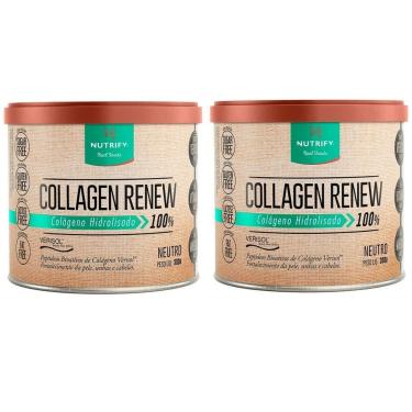 Imagem de 2x Collagen Renew Hidrolisado Verisol Neutro - Nutrify 300g-Unissex