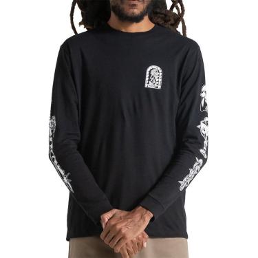 Imagem de Camiseta Volcom ML Astrong Tower WT25 Masculina-Masculino