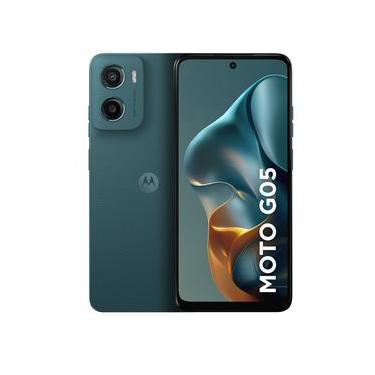 Imagem de Smartphone Motorola Moto G05 4G Tela 6,7 HD+ 256GB Câmera 50MP Verde