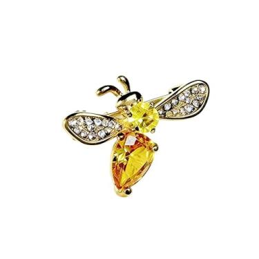 Imagem de Broche de floco de neve giratório de alta qualidade para lazer e acessório versátil para roupas de terno, middle-sized, Liga de aço, Cristal