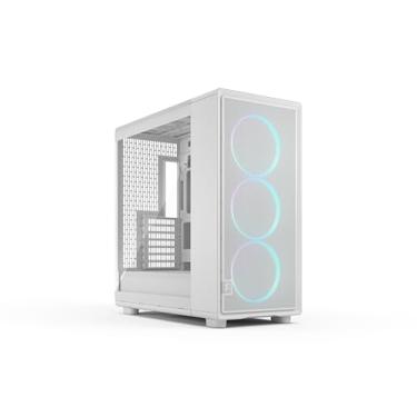 Imagem de Fractal Design Epoch XL Branco RGB - Vidro Temperado Transparente - Estojo para PC Gaming com Alto Fluxo de Ar - Painel Frontal de Malha - Três Ventoinhas RGB de 14 Momentum