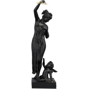 Imagem de Estátua Vênus - Roubando Flecha do Cupido - Afrodite (Cor Aurum Noctis)