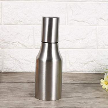 Imagem de GLOGLOW Pote de óleo de Aço Inoxidável Com Bico de Prevenção de Refluxo, Capacidade de 1000ml, Ideal para Uso Doméstico e Em Restaurantes (500ML)