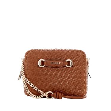 Imagem de GUESS Bolsa tiracolo Francy texturizada conhaque