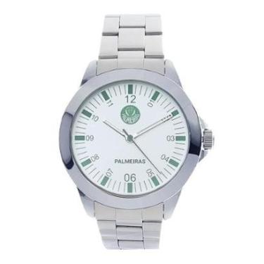 Imagem de Relógio Palmeiras Casual Aço Masculino SEP23-003-4-Masculino