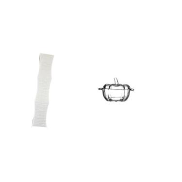 Imagem de Whtkoph Abajur de Vidro em Formato de Abóbora para Sala de Estar, Ideal para Decorar Potes Ou Tigelas Transparentes.