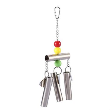 Imagem de Mingzhe Brinquedo de Aço Inoxidável Confiável, Som Melodioso Claro, Material Durável para Suporte de Pássaros