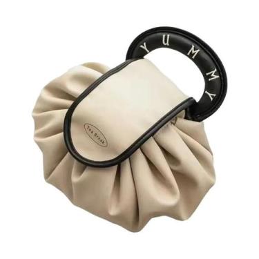 Imagem de Bolsa De Maquiagem Portátil De Grande Capacidade Para Mulheres, Estojo