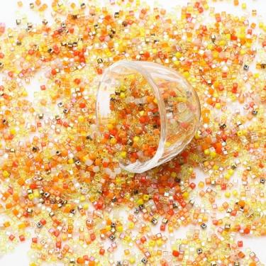 Imagem de YDJIANCAI 100 peças de contas de vidro de cristal cubo quadrado contas de vidro a granel para pulseira, brinco, colar, faça você mesmo, colar de artesanato, brinco para fabricação de joias (tamanho: 3