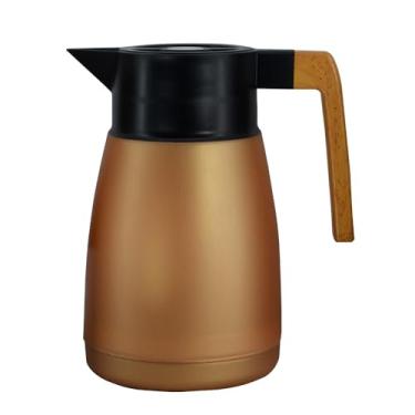 Imagem de Garrafa térmica Coffeeshop em plástico 1L L20,5xP14xA23cm cobre metalico