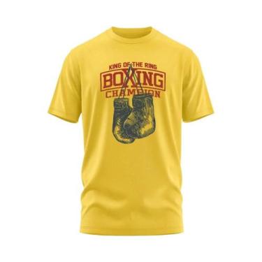 Imagem de Camiseta Vintage King of the Ring Boxing Champion Para Homens E Mulher