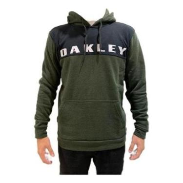 Imagem de Moletom Mod. Oakley Sport Pullover Cinza Verde P-Masculino