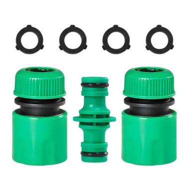 Imagem de Conjunto de Adaptador de Mangueira de Irrigação com Conector Rápido AB